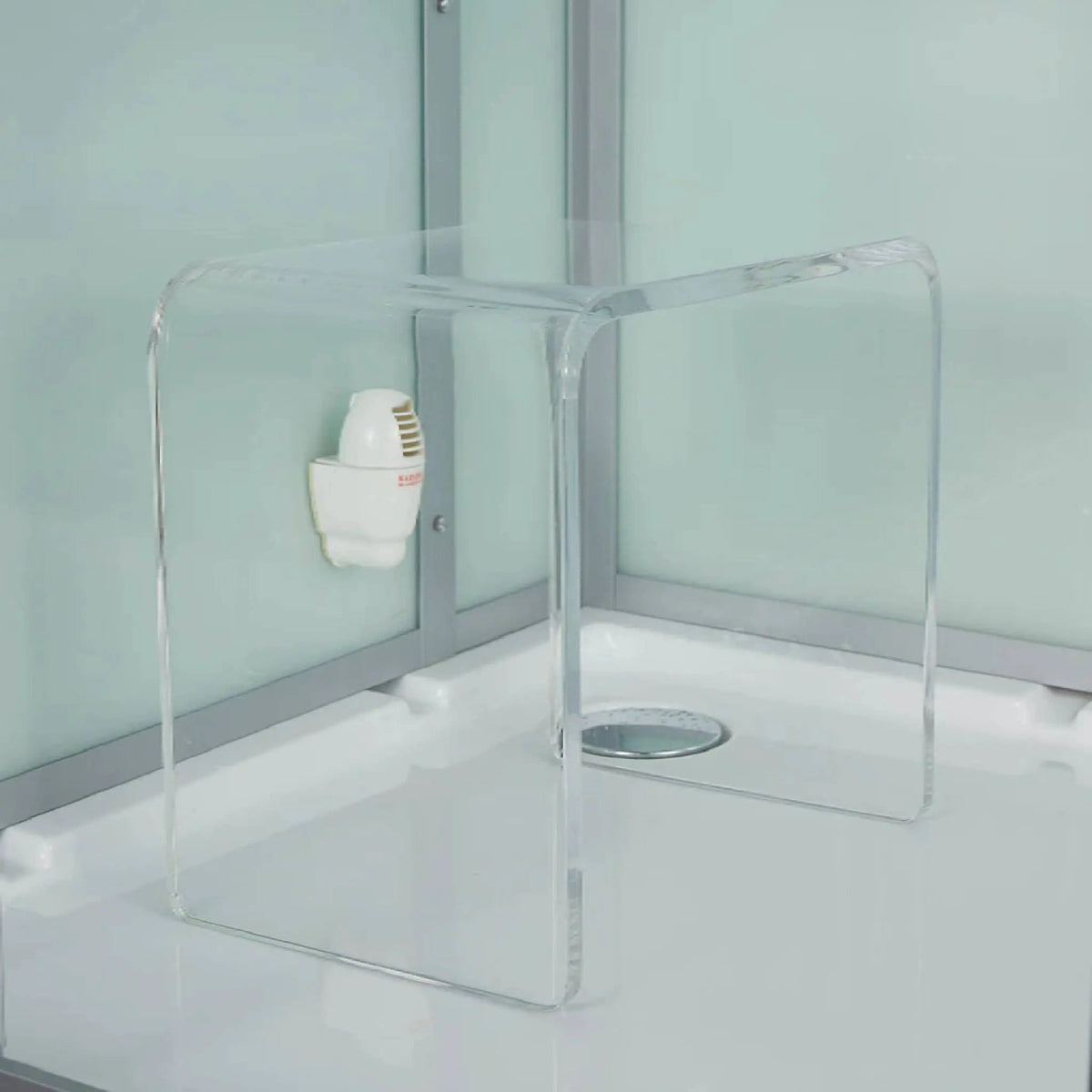 Maya Bath Platinum Arrezo Steam Shower With Rainfall Ceiling Shower | 37 Inch | Bathroom Use | Bathroom