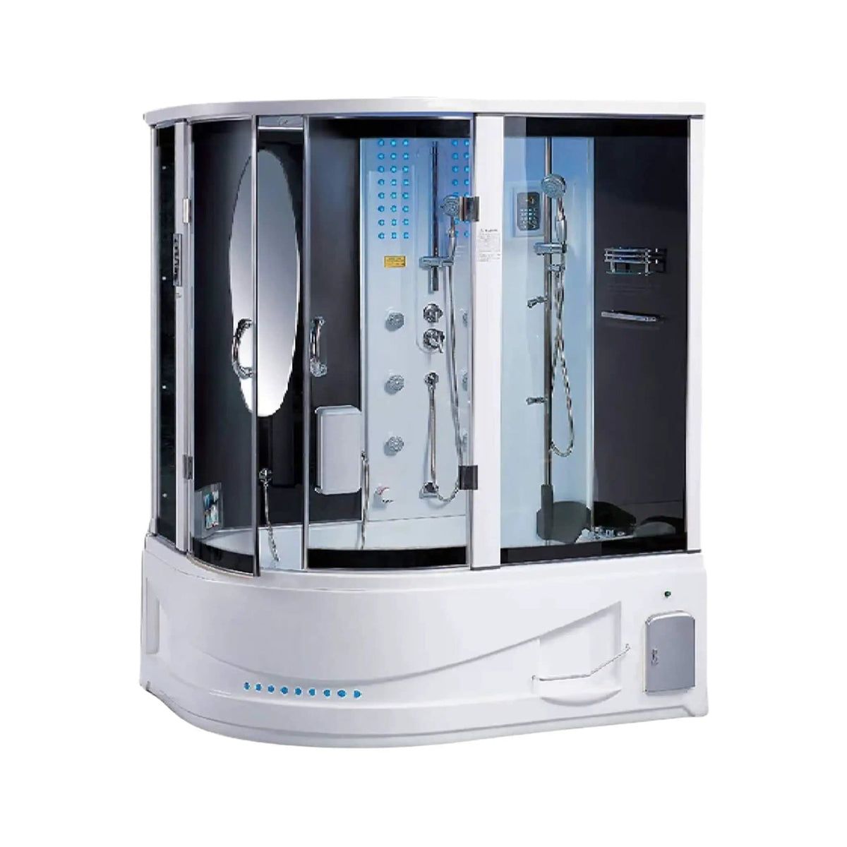 Maya Bath Siena Steam Shower With 10 Acupuncture Jets | Bathroom Use | Everyday Use | Bathroom