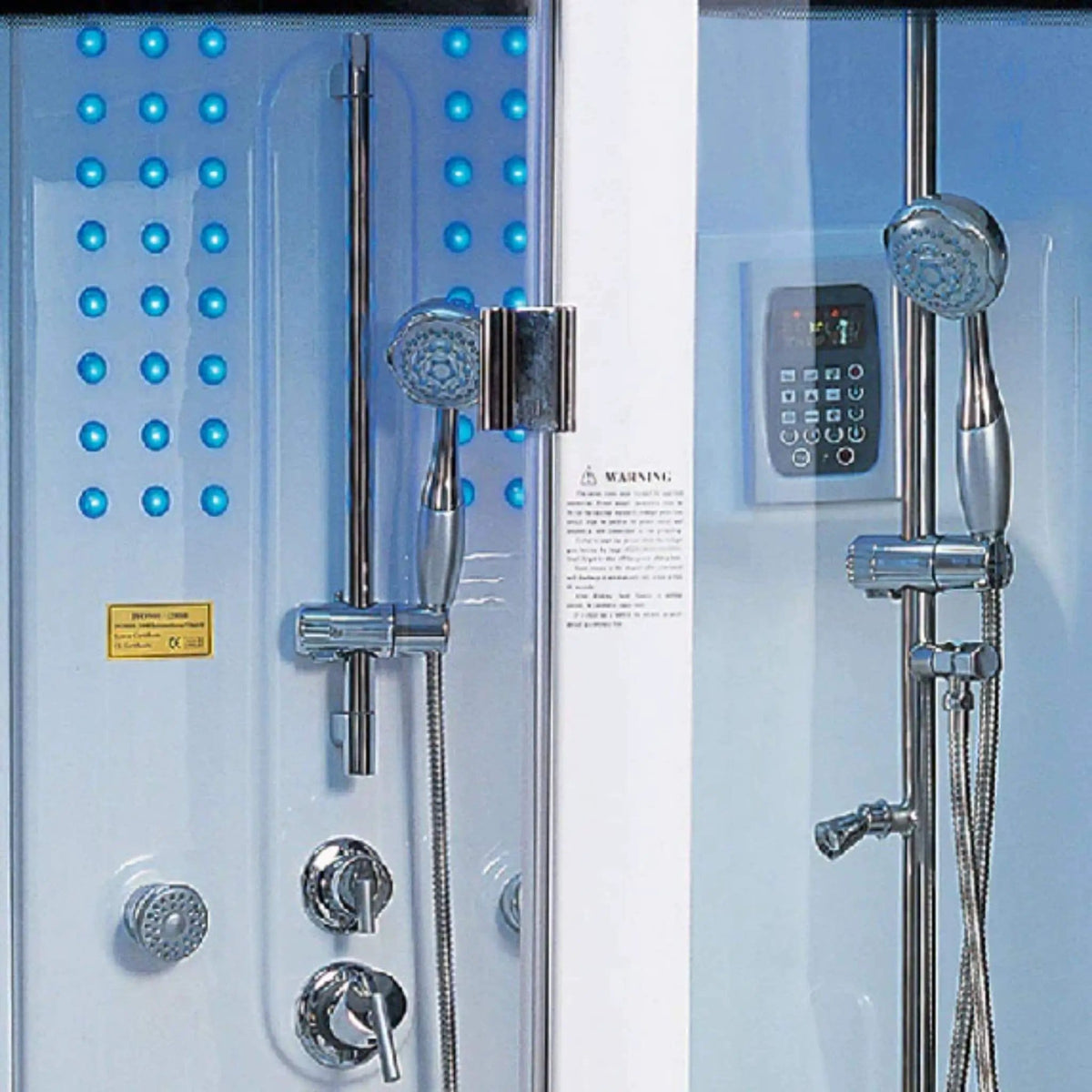 Maya Bath Siena Steam Shower With 10 Acupuncture Jets | Bathroom Use | Everyday Use | Bathroom