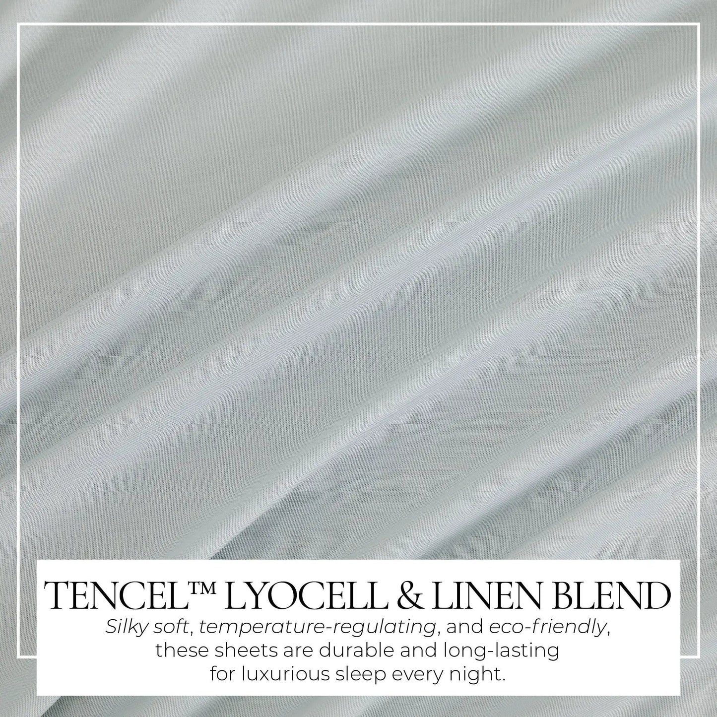 TENCEL™ Lyocell & Linen Blend Sheet Set - Magdalena Collection from PriceLows™