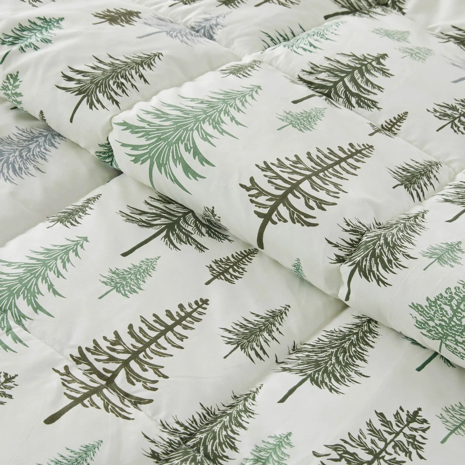 Reversible Christmas Comforter and Sham Set - Holiday / Lodge Odette Collection from PriceLows™