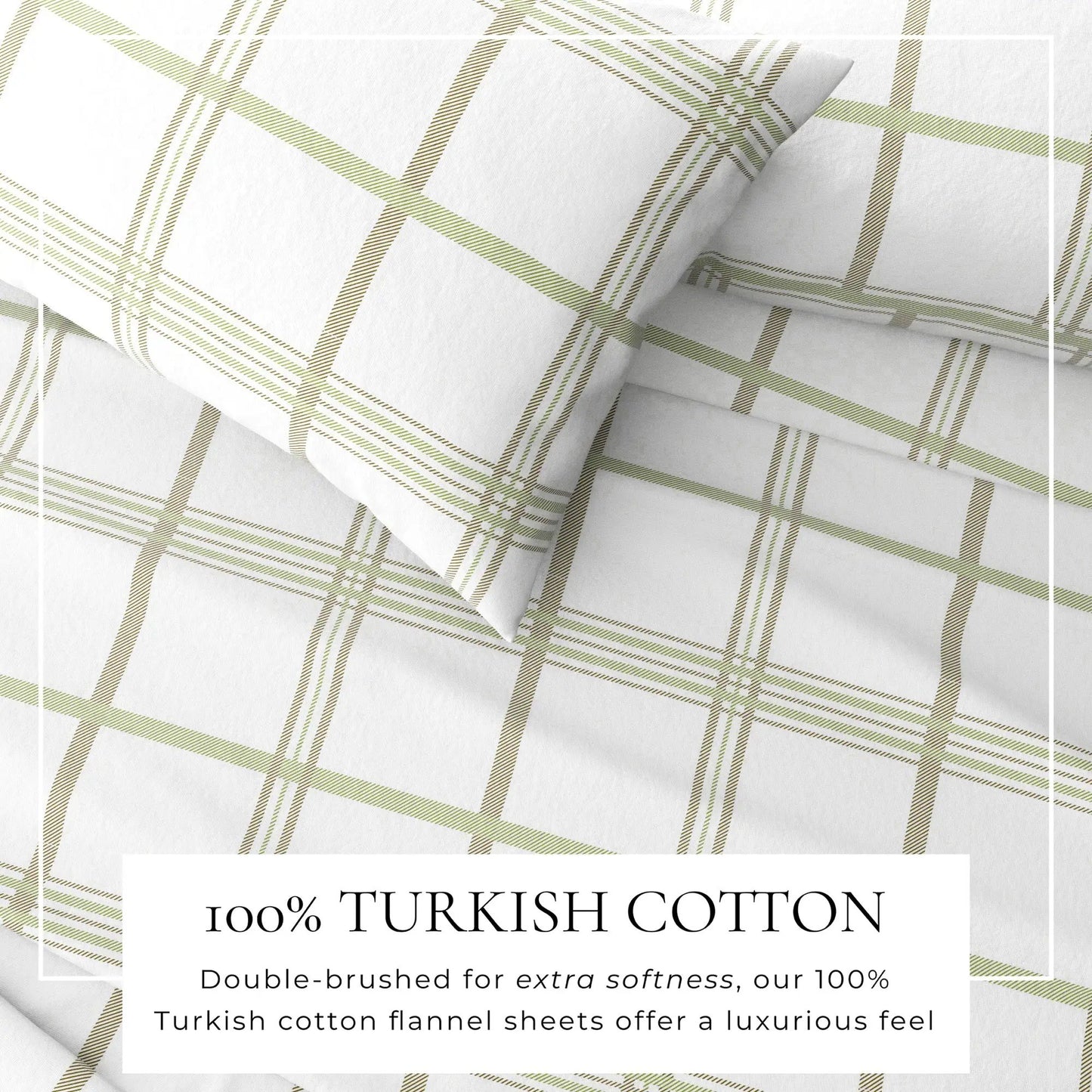 Turkish Cotton Flannel Sheet - Belle Collection from PriceLows™
