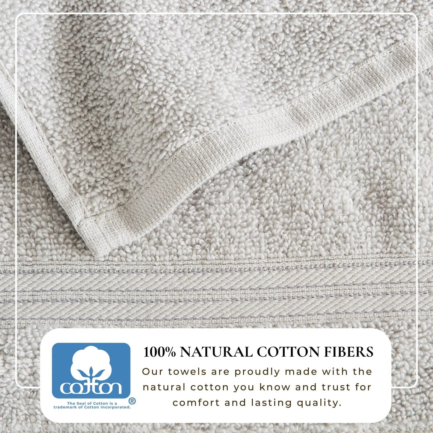 Cotton Terry Bath Towel Set - Cooper Collection from PriceLows™