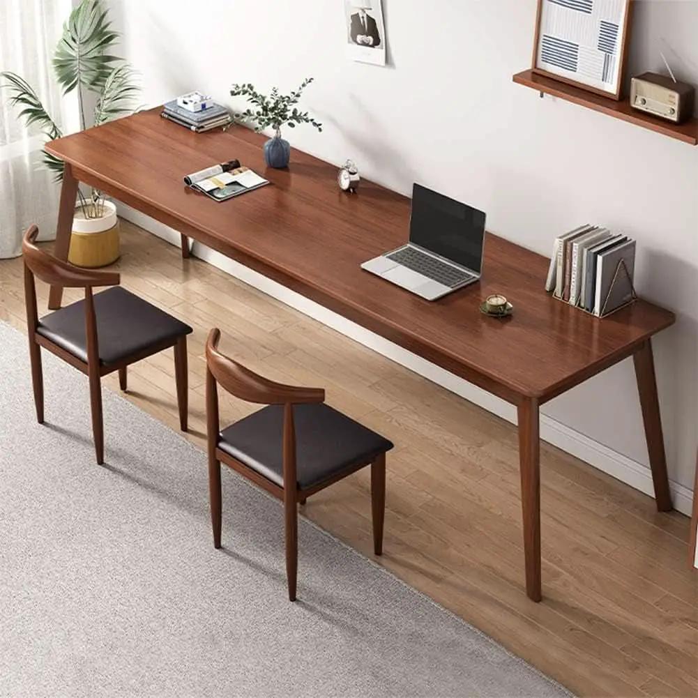 Mid-Century Minimalist Long Desk for Home Office Use from PriceLows™