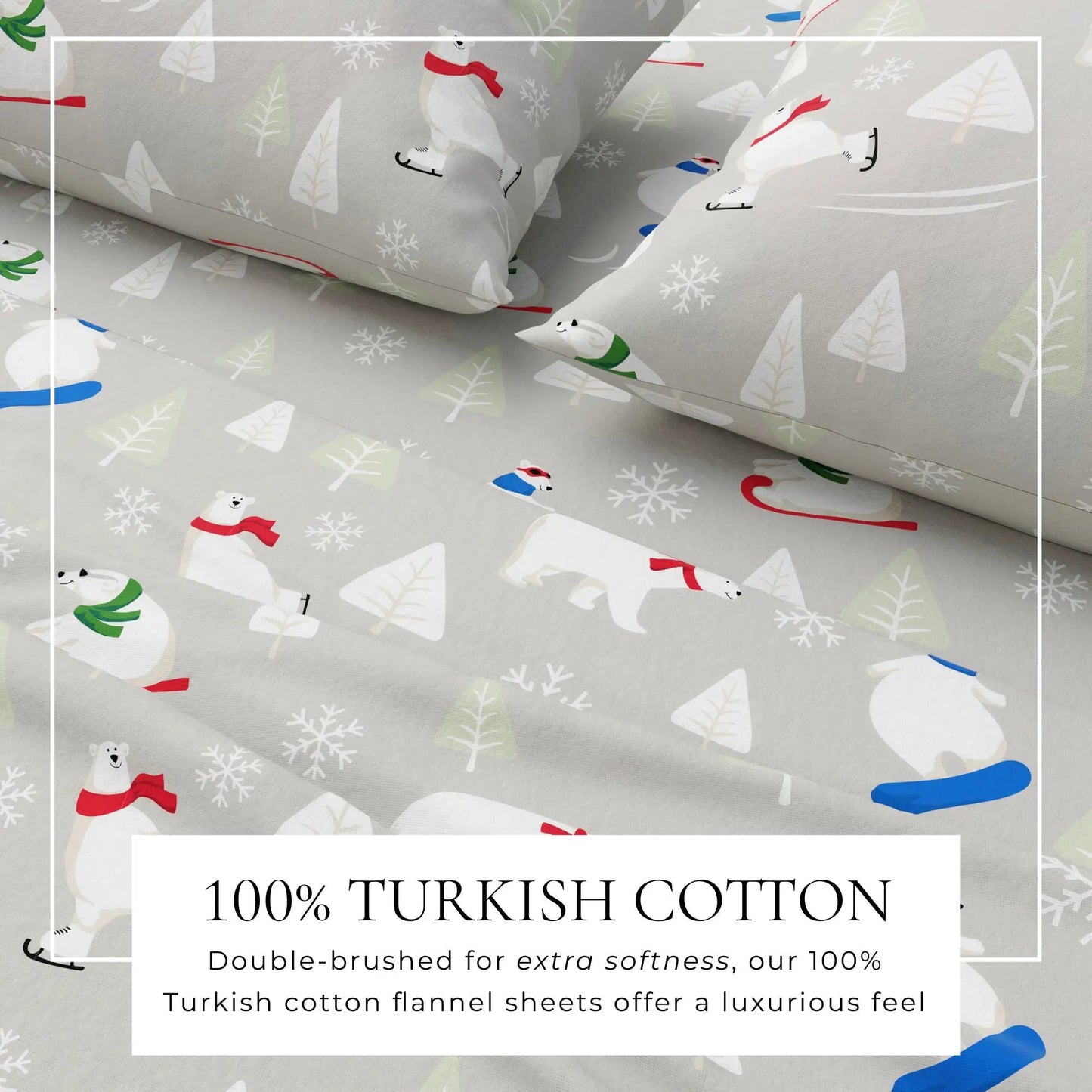 Turkish Cotton Flannel Sheet - Stratton Collection from PriceLows™