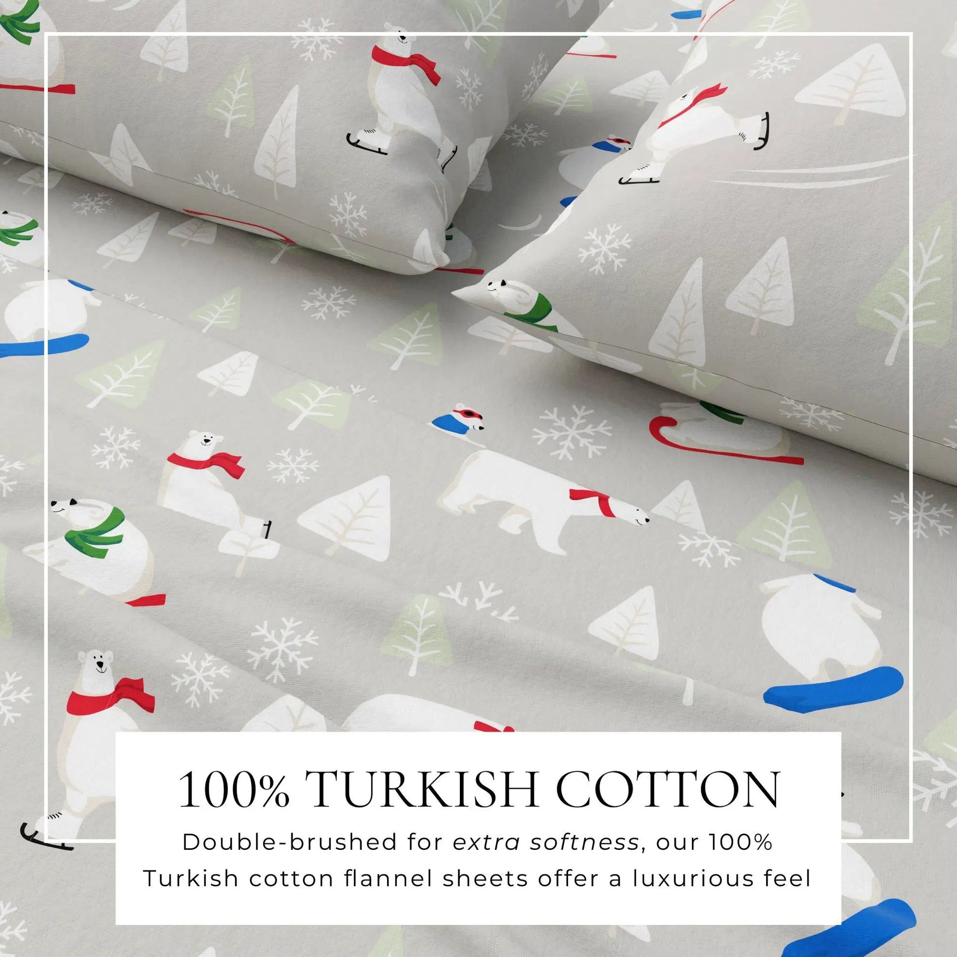 Turkish Cotton Flannel Sheet - Stratton Collection from PriceLows™