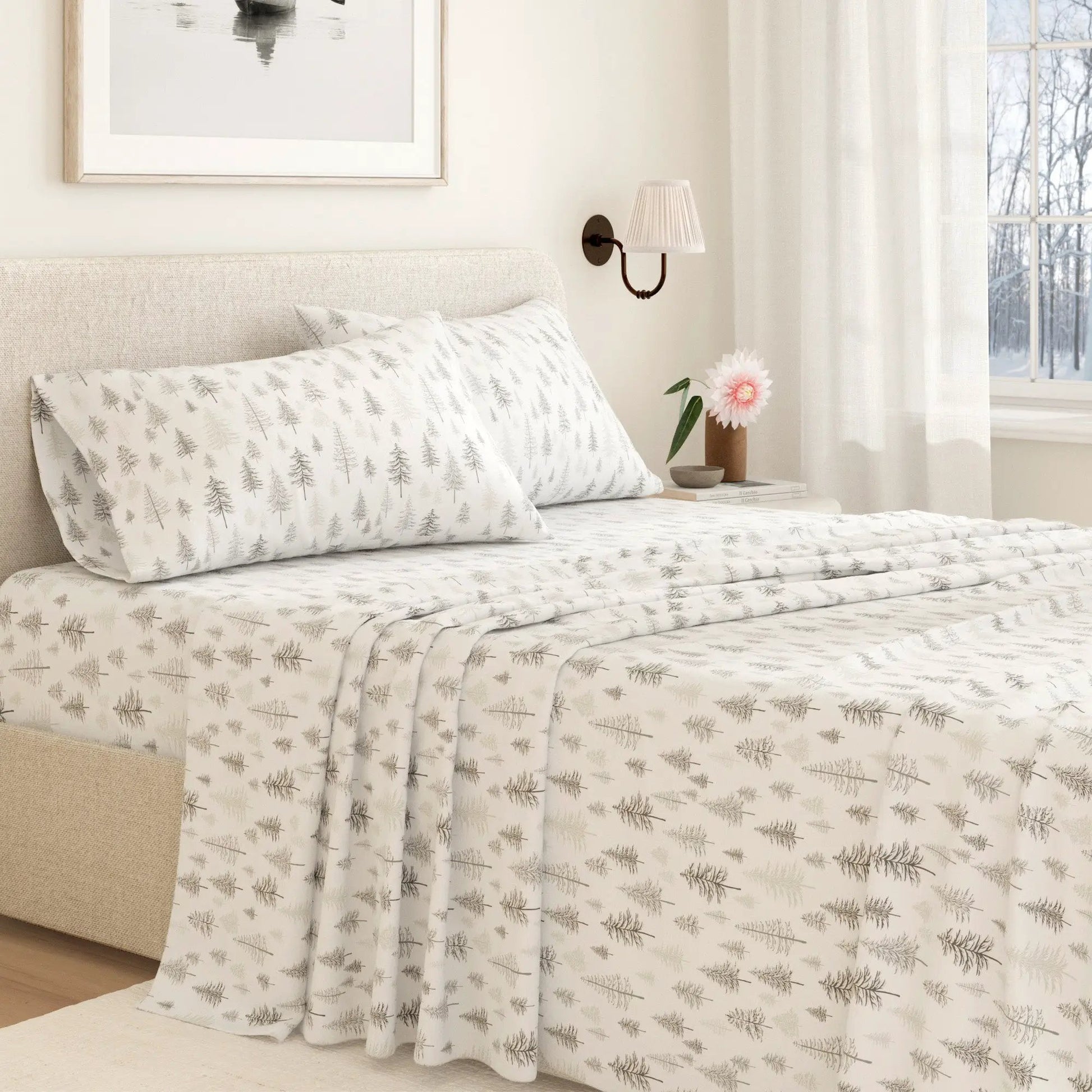 Turkish Cotton Flannel Sheet - Stratton Collection from PriceLows™