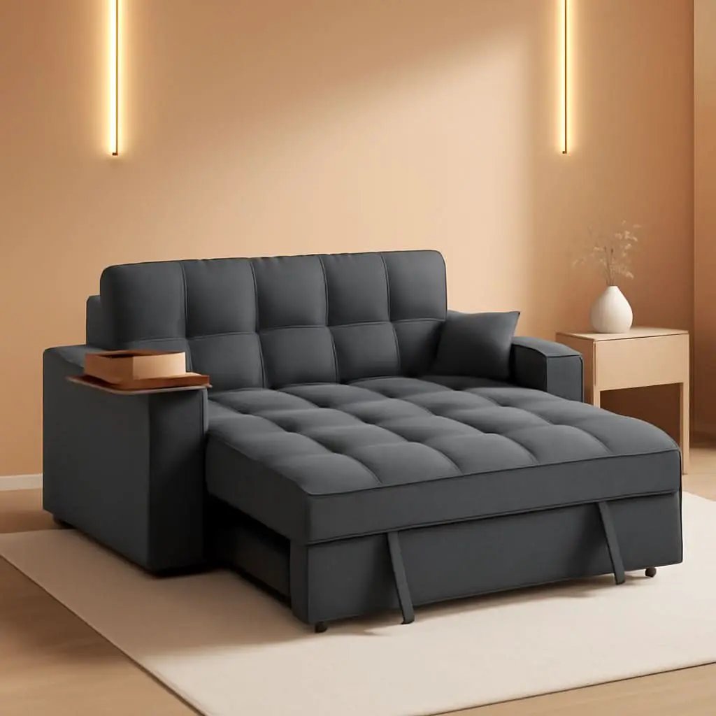 Modern 3 In 1 Folding Sofa Bed With Mattress from PriceLows™