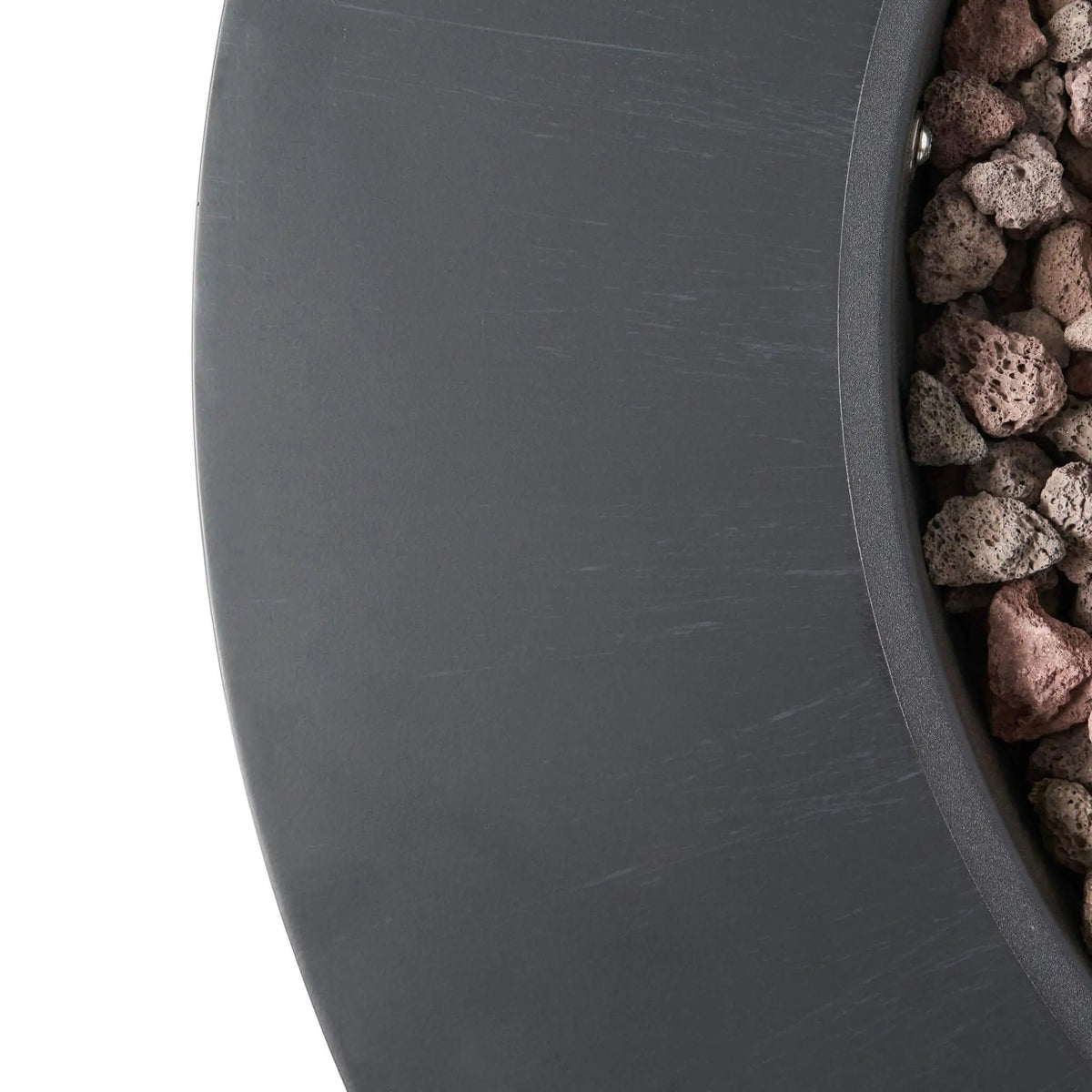 Round Propane Fire Pit | 32 Inch Iron | 40K BTU Output | No Assembly Required