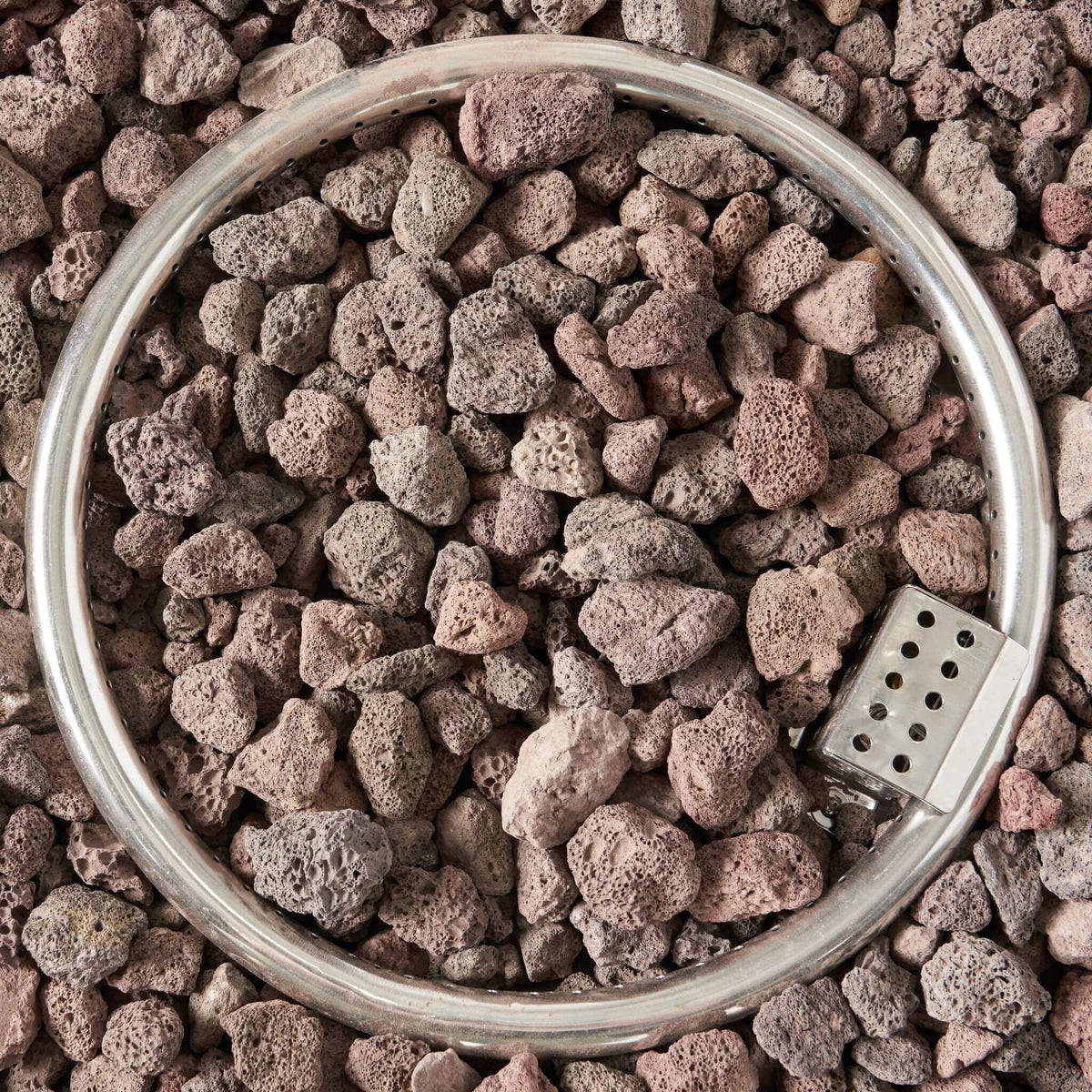 Round Propane Fire Pit | 32 Inch Iron | 40K BTU Output | No Assembly Required