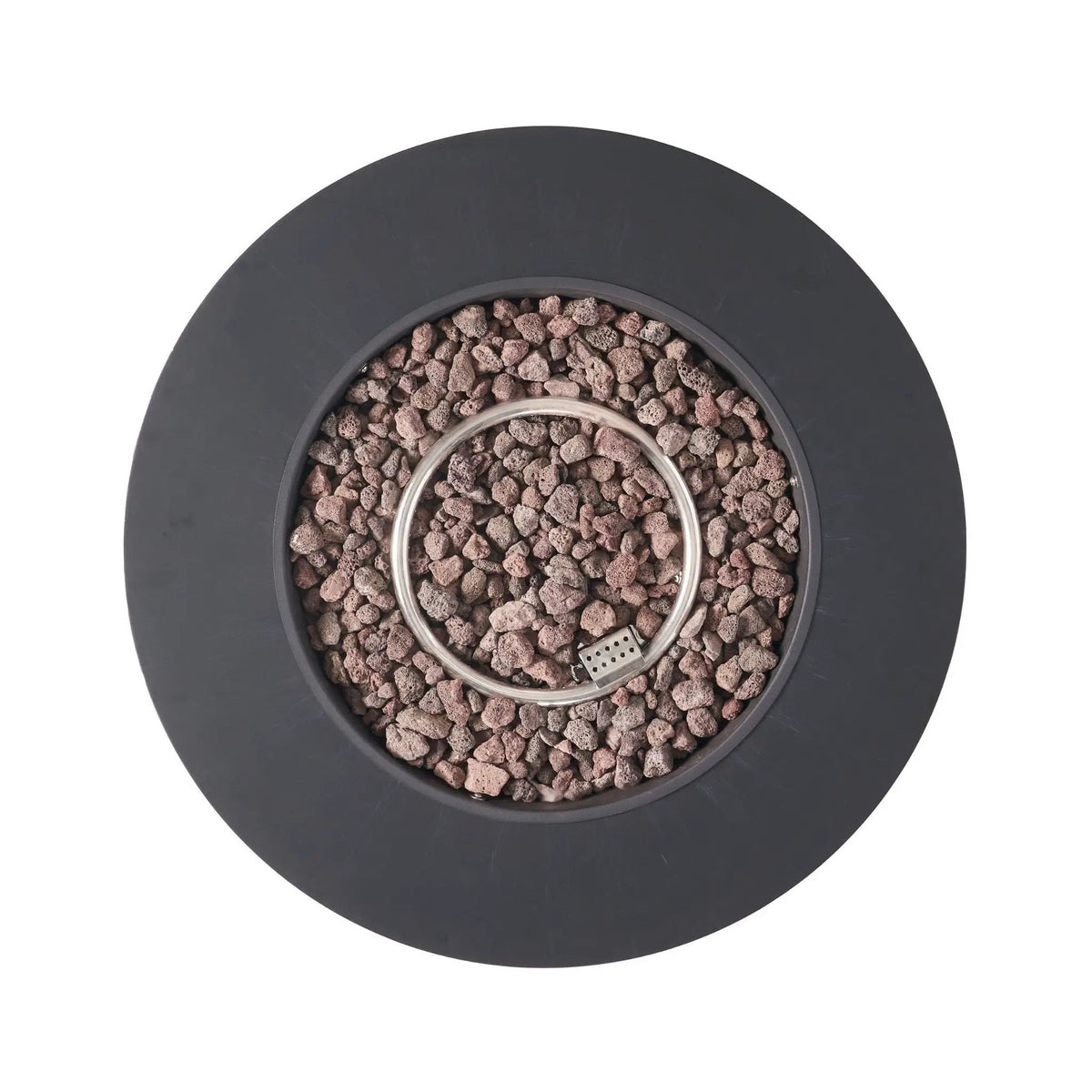Round Propane Fire Pit | 32 Inch Iron | 40K BTU Output | No Assembly Required