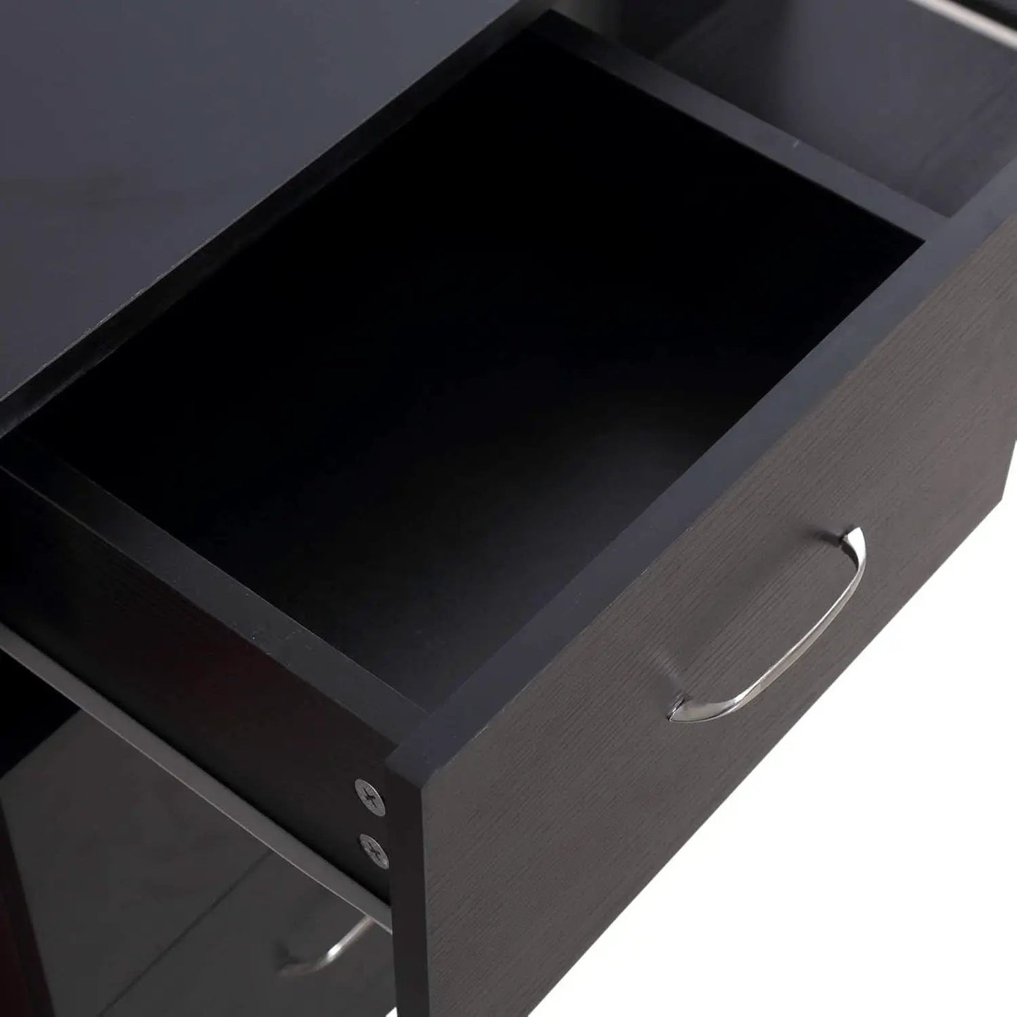 Modern 47 Inch Computer Desk With Storage Shelves from PriceLows™