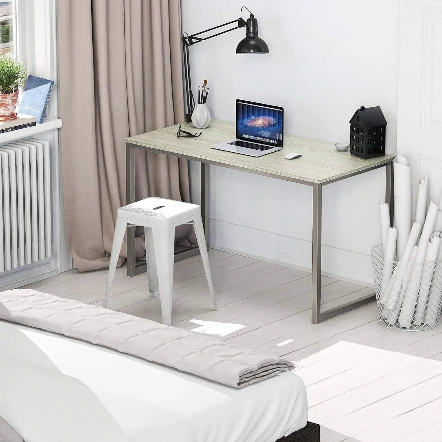 Modern 48 Inch Computer Desk for Home Office Use from PriceLows™
