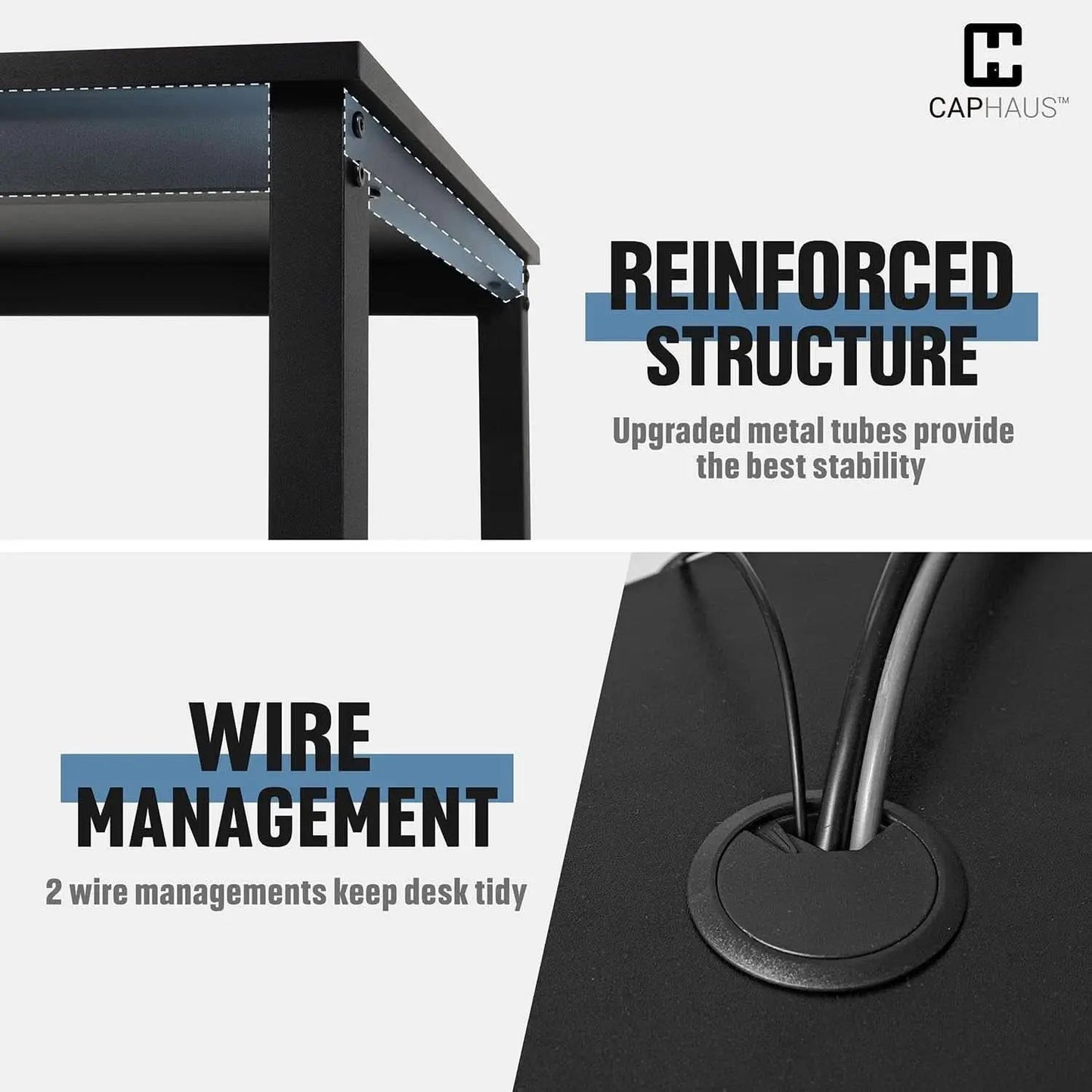 Modern 63 Inch Computer Desk for Home Office Use from PriceLows™