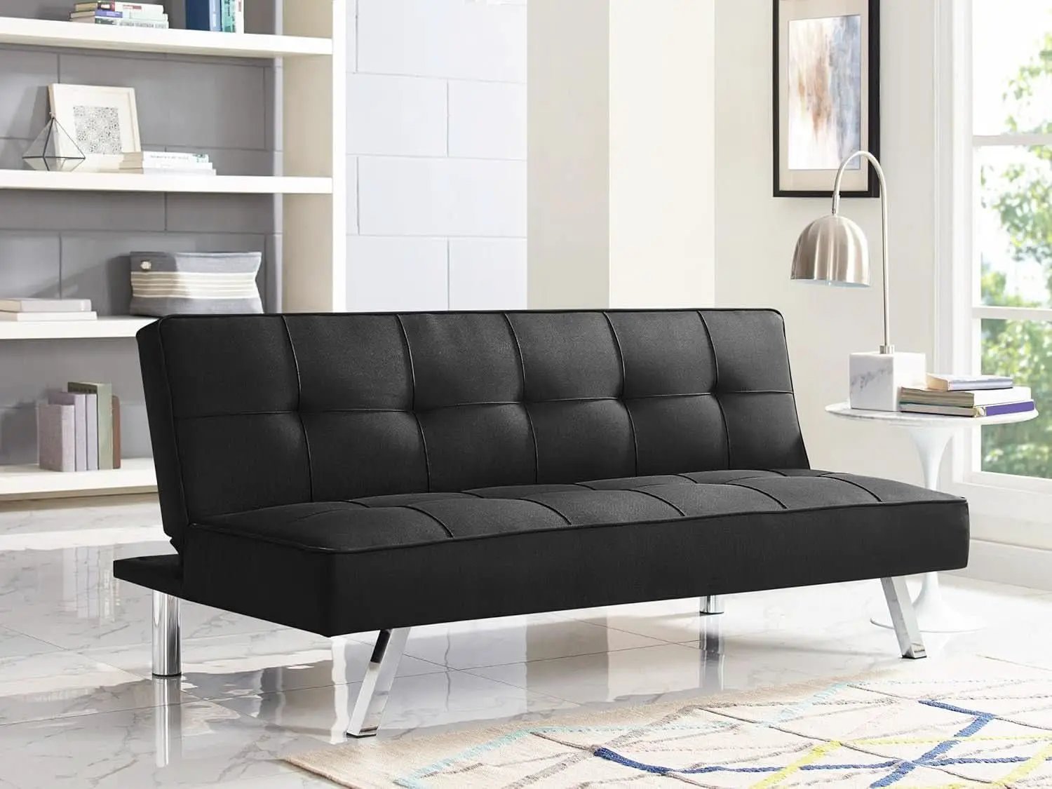 Modern Convertible Sofa Bed with Easy Care Upholstery from PriceLows™