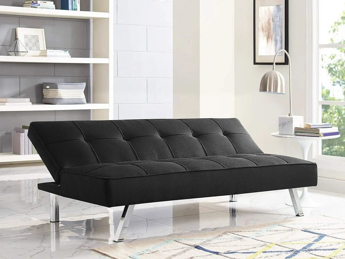 Modern Convertible Sofa Bed with Easy Care Upholstery from PriceLows™