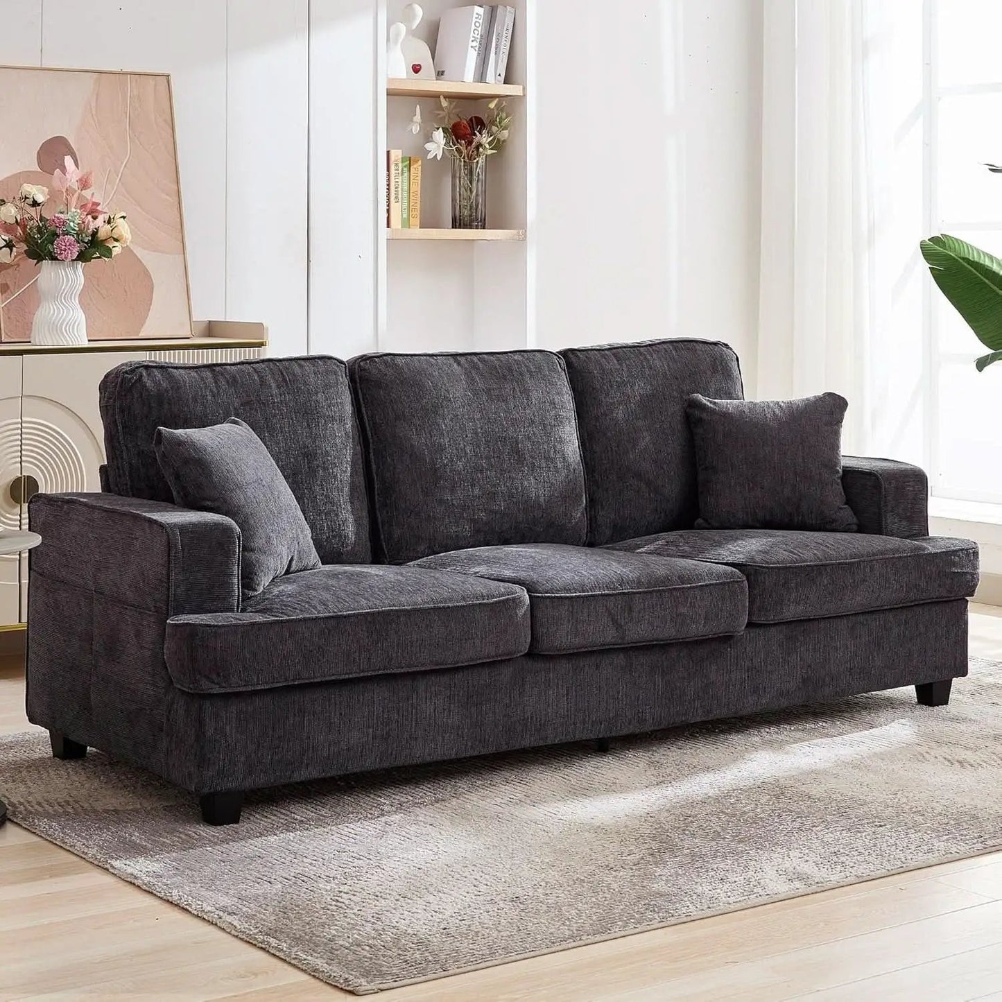 Modern Deep Seat Loveseat Couch for Comfortable Living from PriceLows™
