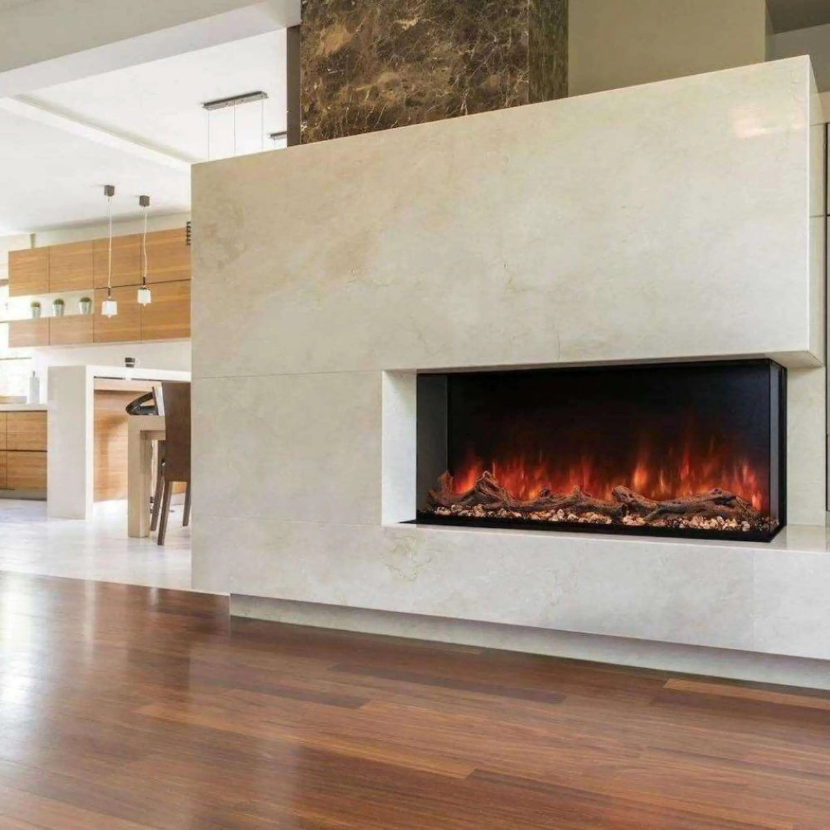 Modern Flames Landscape Pro Multi 44 Inch Linear Multi Sided Built In Electric | 44 Inch | Electric Fireplace | Living Room