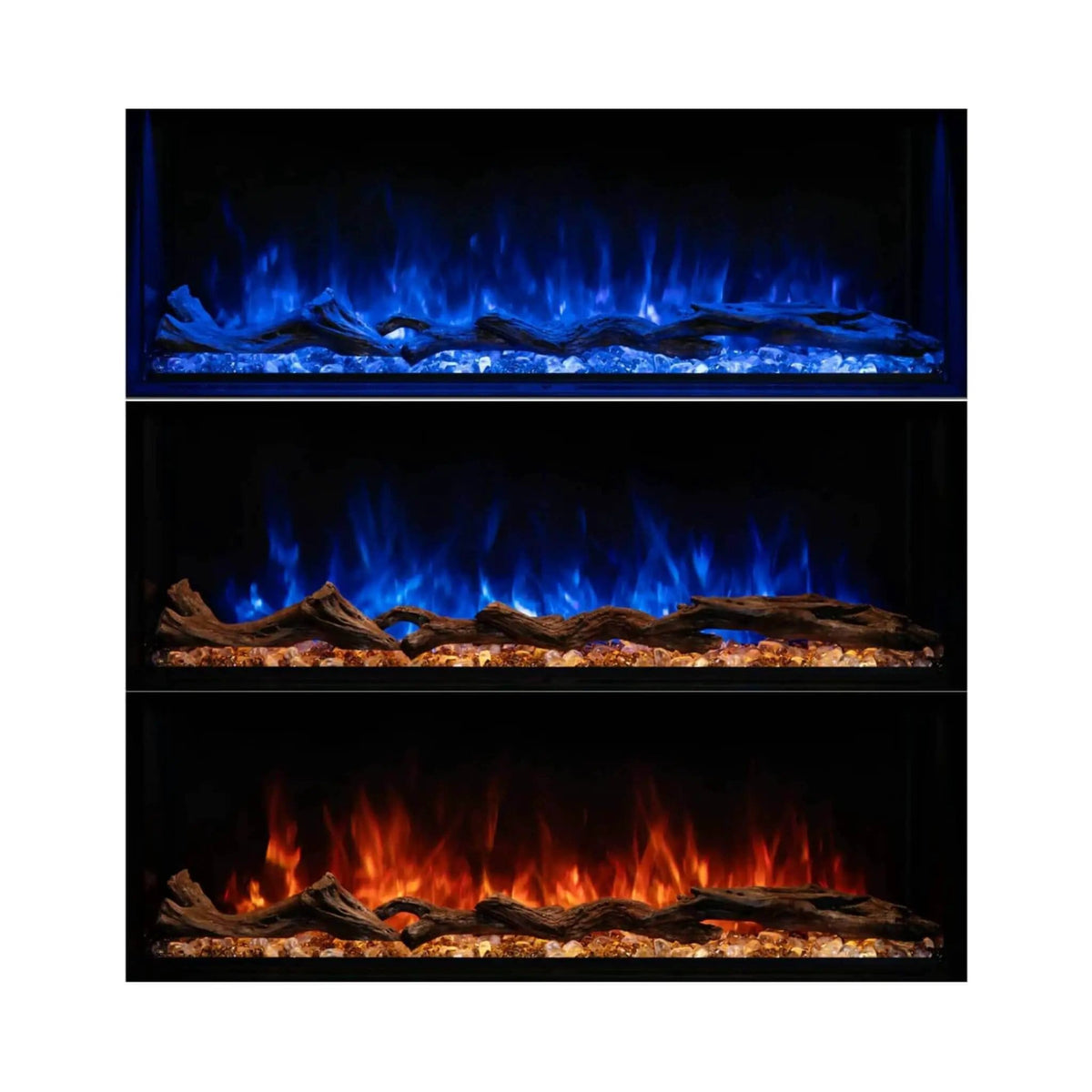 Modern Flames Landscape Pro Multi 44-Inch Linear Multi-Sided Electric Fireplace | 44 Inch | Living Room Use | Living Room