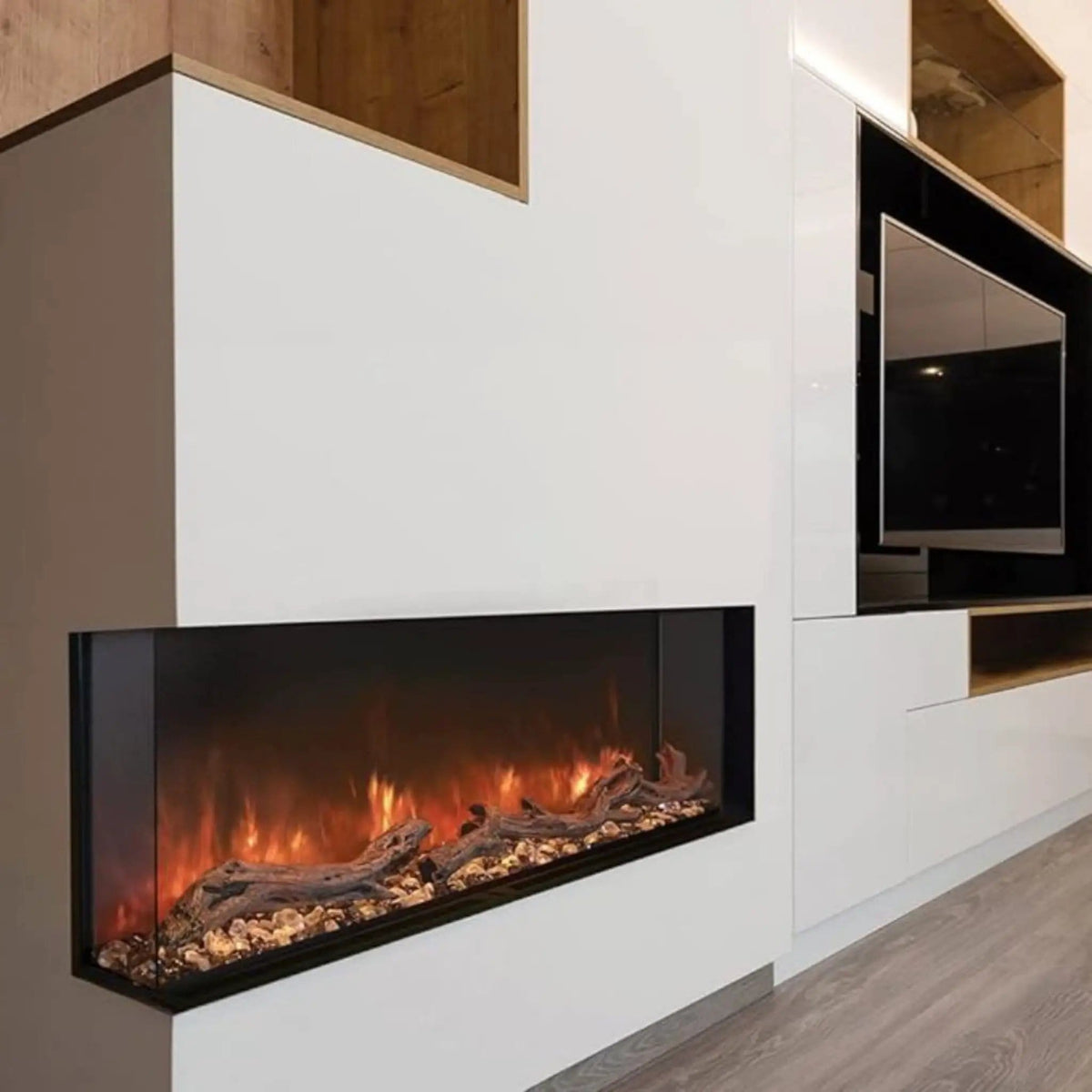 Modern Flames Landscape Pro Multi 44-Inch Linear Multi-Sided Electric Fireplace | 44 Inch | Living Room Use | Living Room
