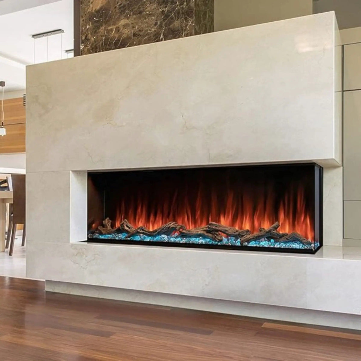 Modern Flames Landscape Pro Multi 44-Inch Linear Multi-Sided Electric Fireplace | 44 Inch | Living Room Use | Living Room