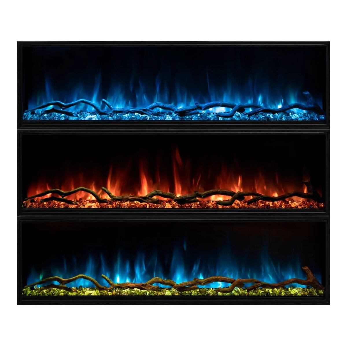 Modern Flames Landscape Pro Slim 56-Inch Built-In Linear Electric Fireplace | 56 Inch | Living Room Use | Living Room