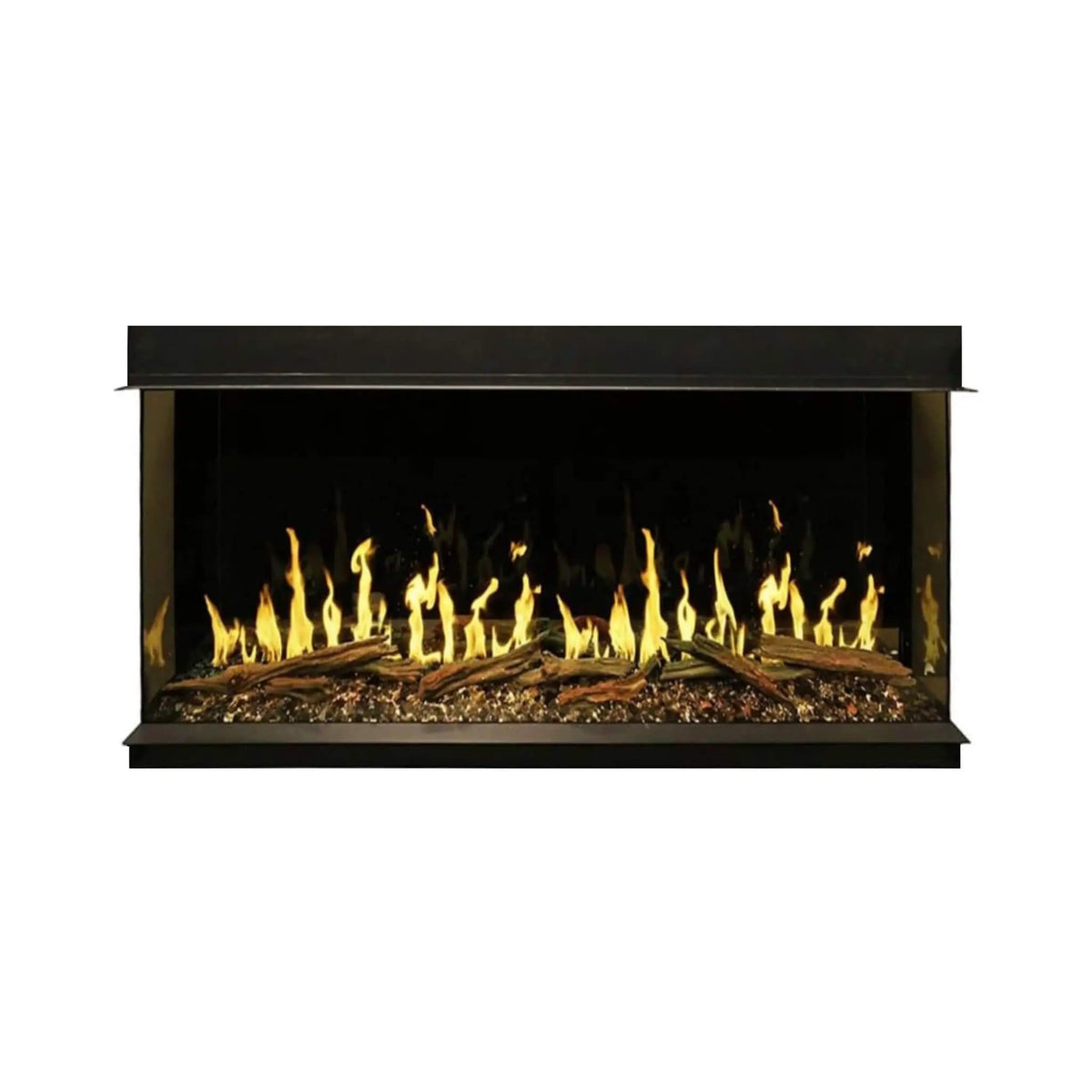 Modern Flames Orion Multi 52-Inch Heliovision Multi-View Electric Fireplace | 52 Inch | Wood | Living Room