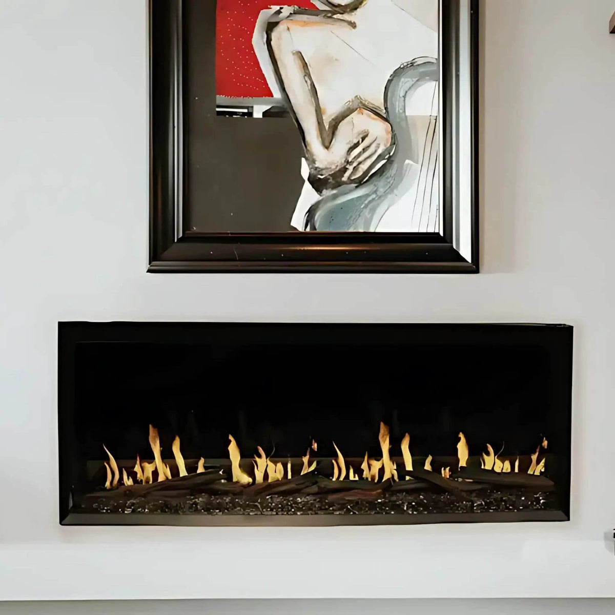 Modern Flames Orion Multi 52-Inch Heliovision Multi-View Electric Fireplace | 52 Inch | Wood | Living Room