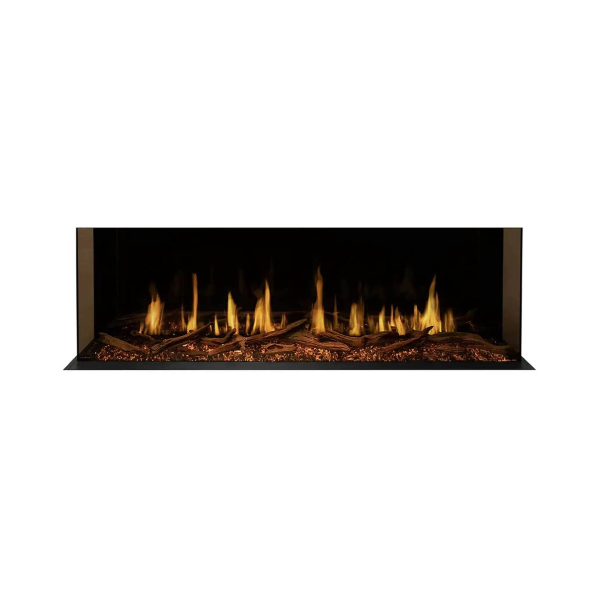 Modern Flames Orion Multi 60-Inch Heliovision Built-In Electric Fireplace | 60 Inch | Wood | Living Room