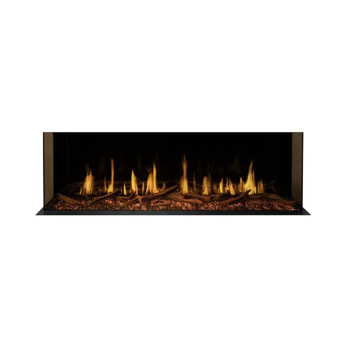 Modern Flames Orion Multi 60-Inch Heliovision Built-In Electric Fireplace | 60 Inch | Wood | Living Room