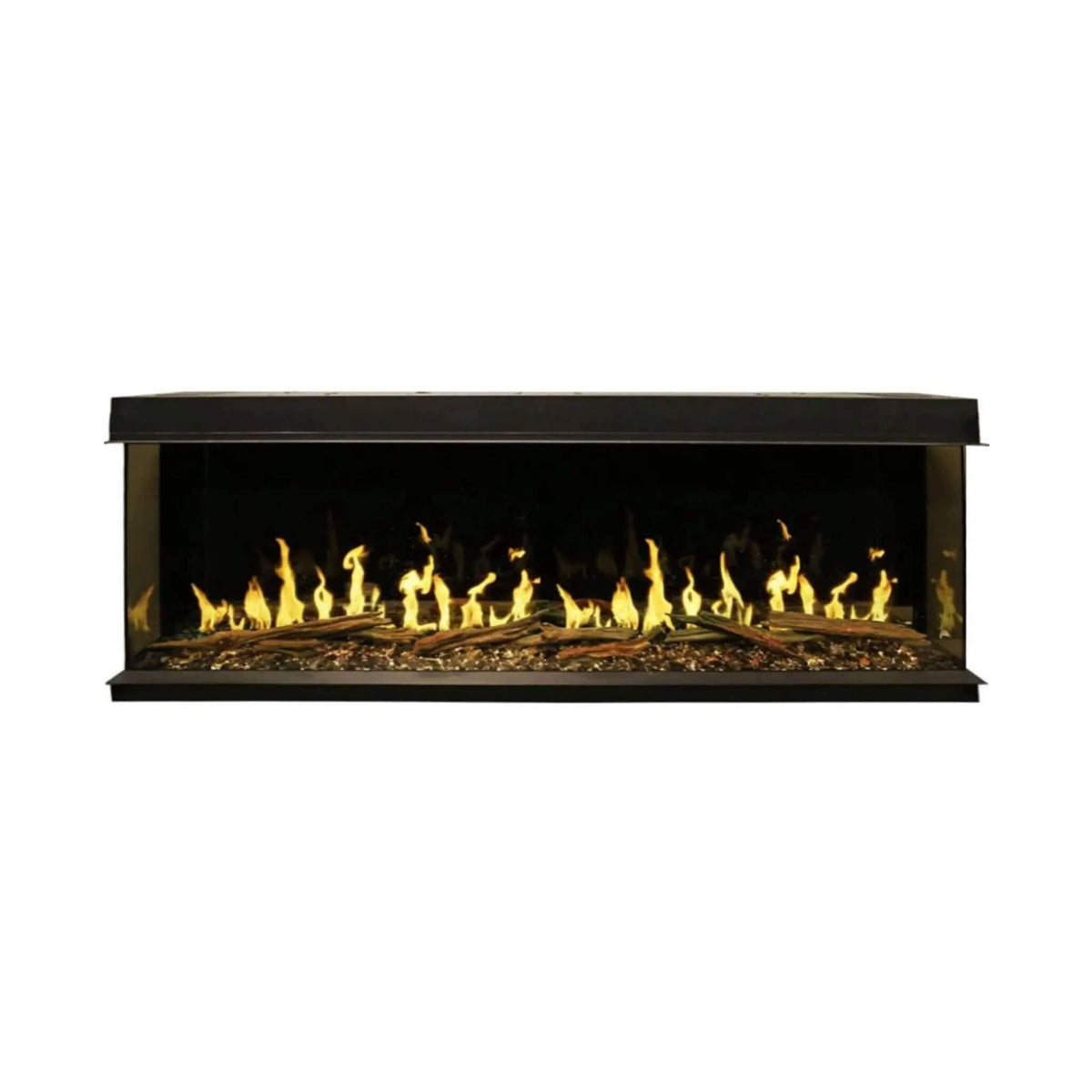 Modern Flames Orion Multi 60-Inch Heliovision Built-In Electric Fireplace | 60 Inch | Wood | Living Room