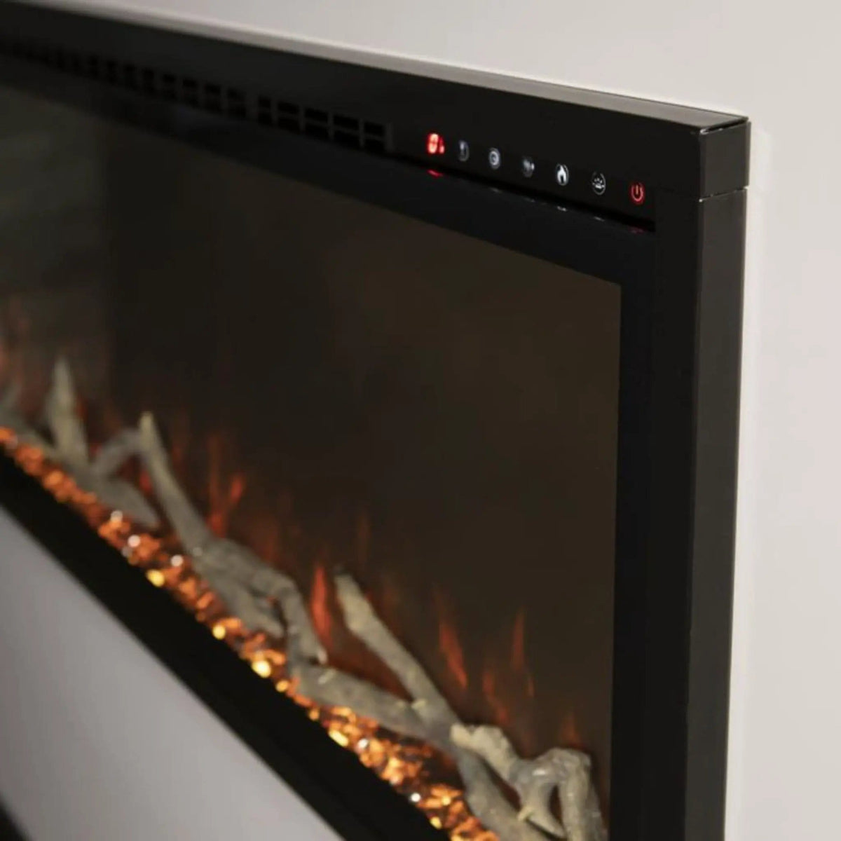Modern Flames Spectrum Slimline 74-Inch Built-In Linear Electric Fireplace | 74 Inch | Living Room Use | Living Room