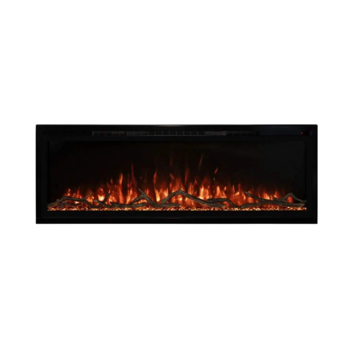 Modern Flames Spectrum Slimline 74-Inch Built-In Linear Electric Fireplace | 74 Inch | Living Room Use | Living Room