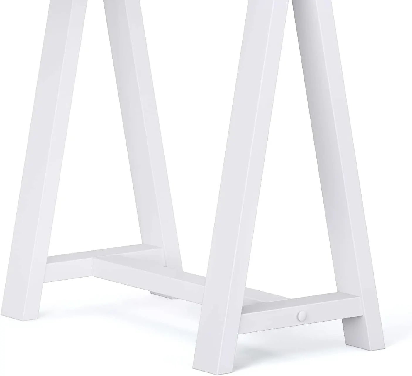 Modern Industrial Solid Wood Writing Desk with Keyboard Tray from PriceLows™