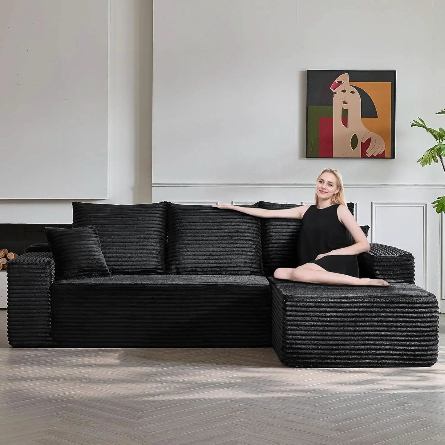 Modern Modular L Shaped Sectional Sofa for Living Room from PriceLows™