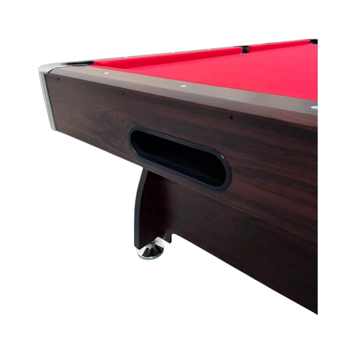 8FT Modern Red Felt Billiard Pool Table With Automatic Ball Return And Accessories | 8 ft | Game Table | Home