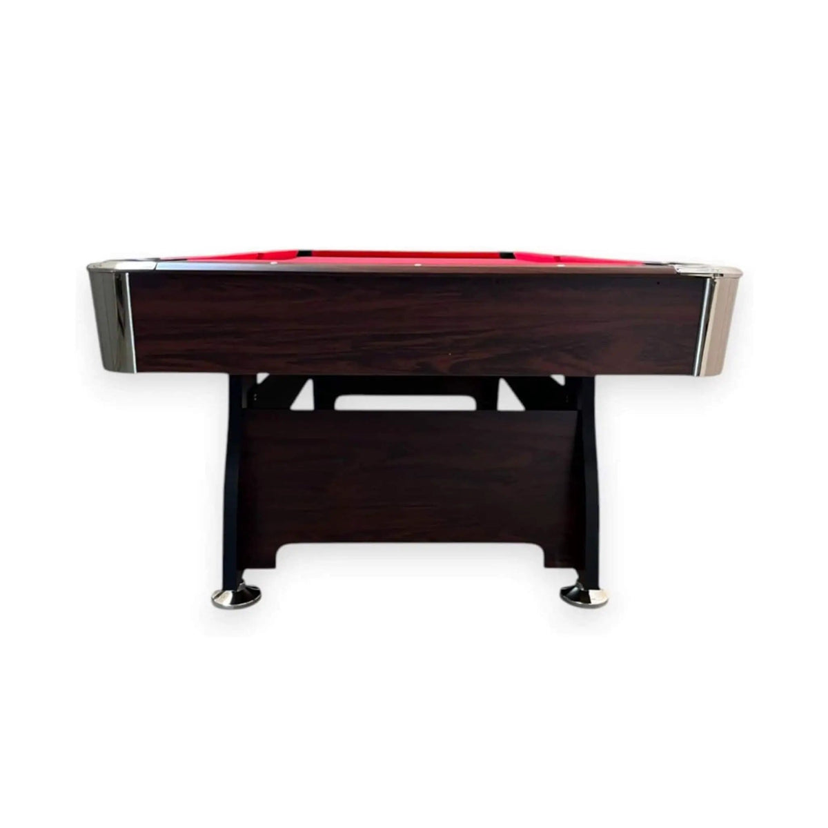 8FT Modern Red Felt Billiard Pool Table With Automatic Ball Return And Accessories | 8 ft | Game Table | Home