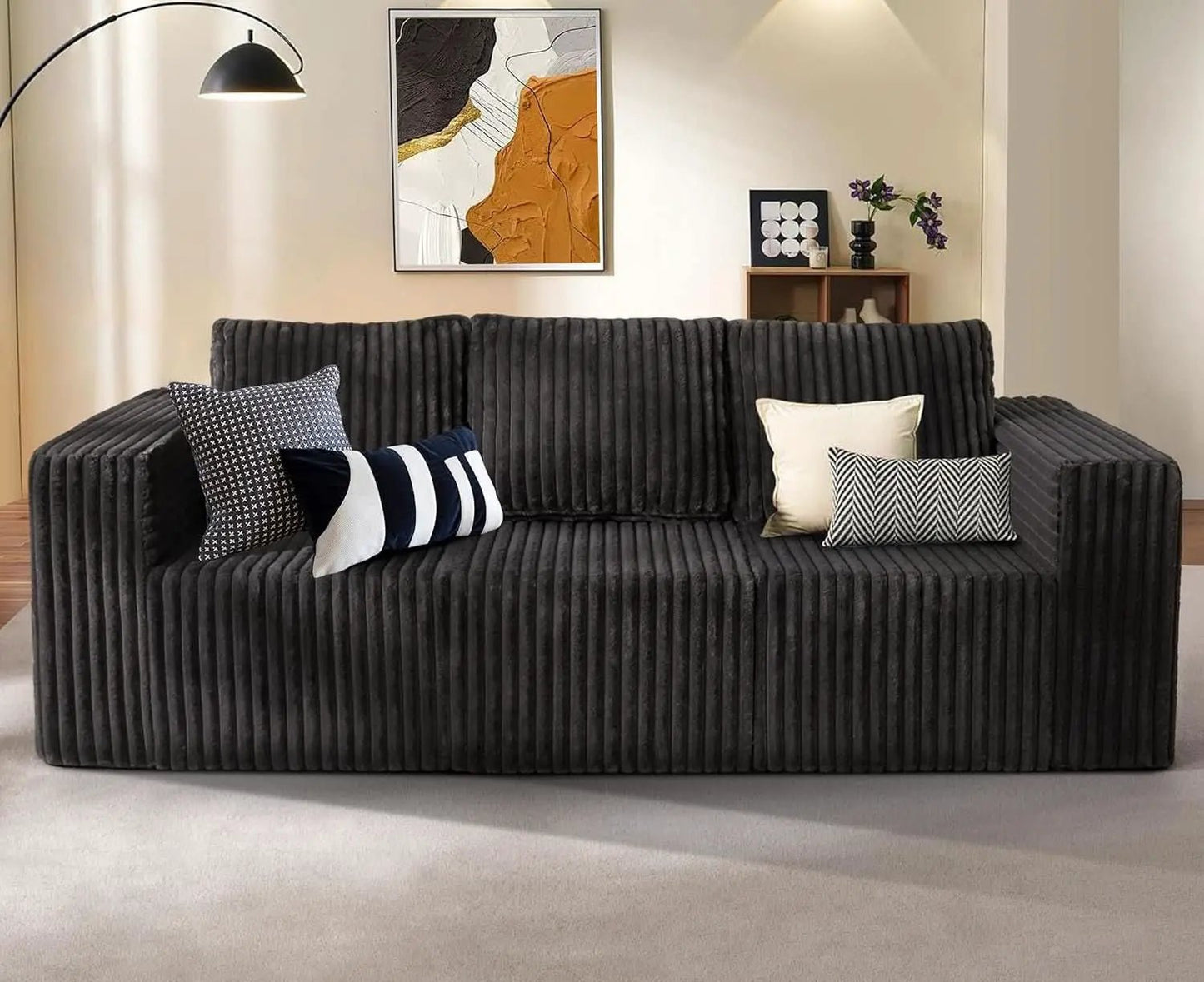 Modular Sectional Sofa With Deep Memory Foam Comfort from PriceLows™