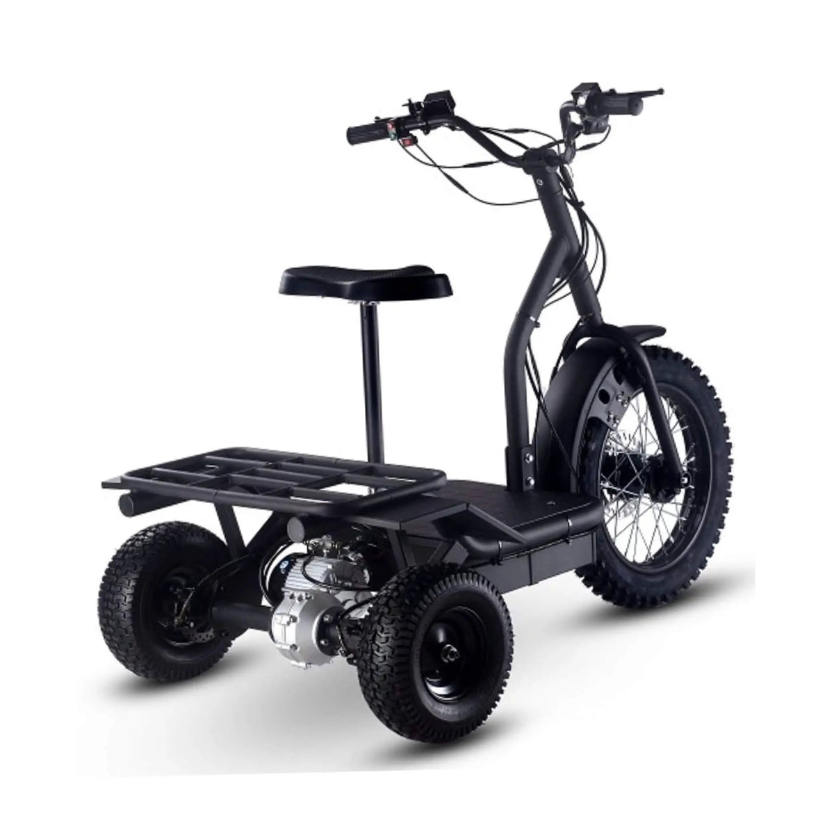 Electric Trike Scooter | MotoTec 48V 1200W | Three Wheel Design | 400 Lb Rider Capacity