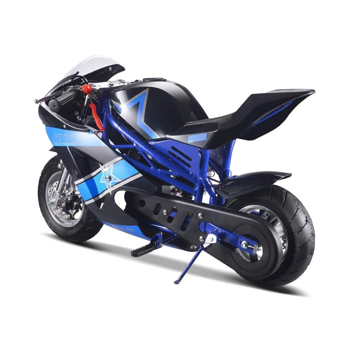 Gas Pocket Bike | MotoTec GT 49CC | 2-Stroke Air Cooled Engine | Rigid Steel Frame