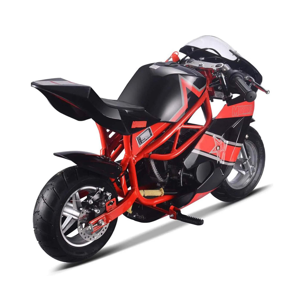 Gas Pocket Bike | MotoTec GT 49CC | 2-Stroke Air Cooled Engine | Rigid Steel Frame