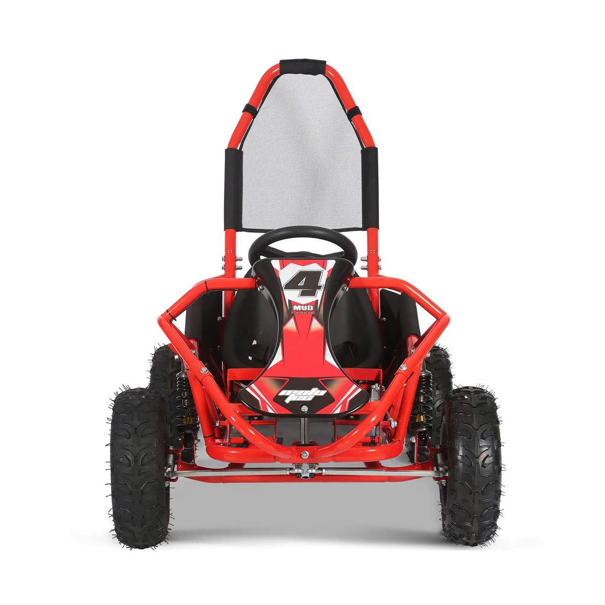 Gas Powered Go Kart | MotoTec Mud 98CC | Full Suspension | Pull-Start 4-Stroke Engine