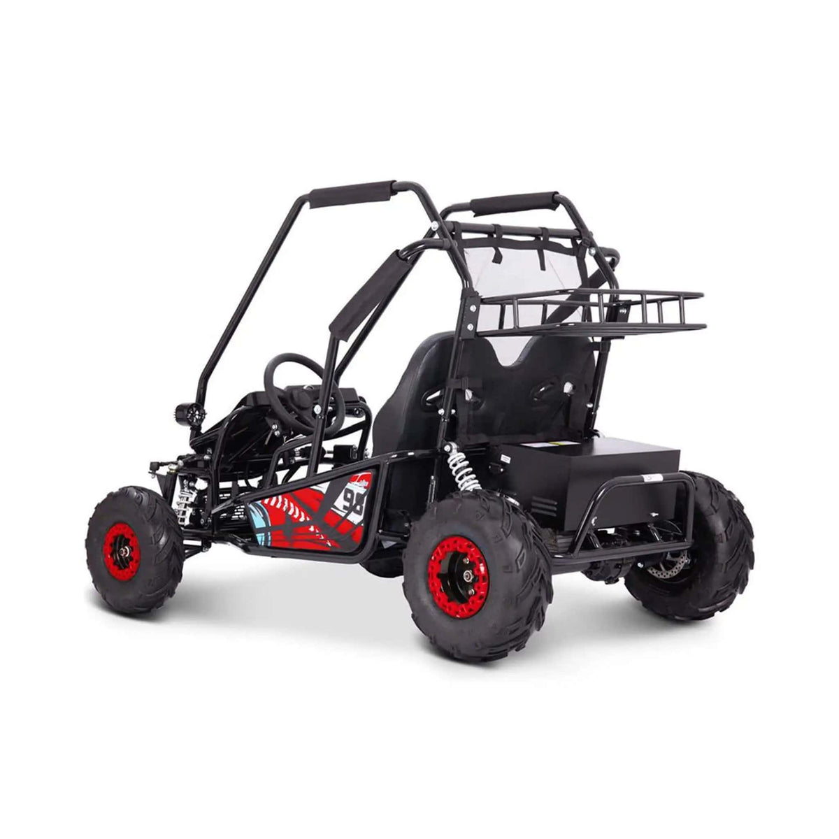 Electric Go Kart | MotoTec Mud XL 60V 20AH 2000W | Full Suspension | Hydraulic Disc Brakes