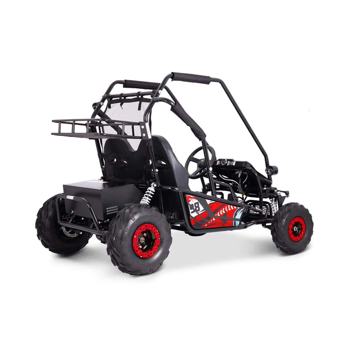 Electric Go Kart | MotoTec Mud XL 60V 20AH 2000W | Full Suspension | Hydraulic Disc Brakes