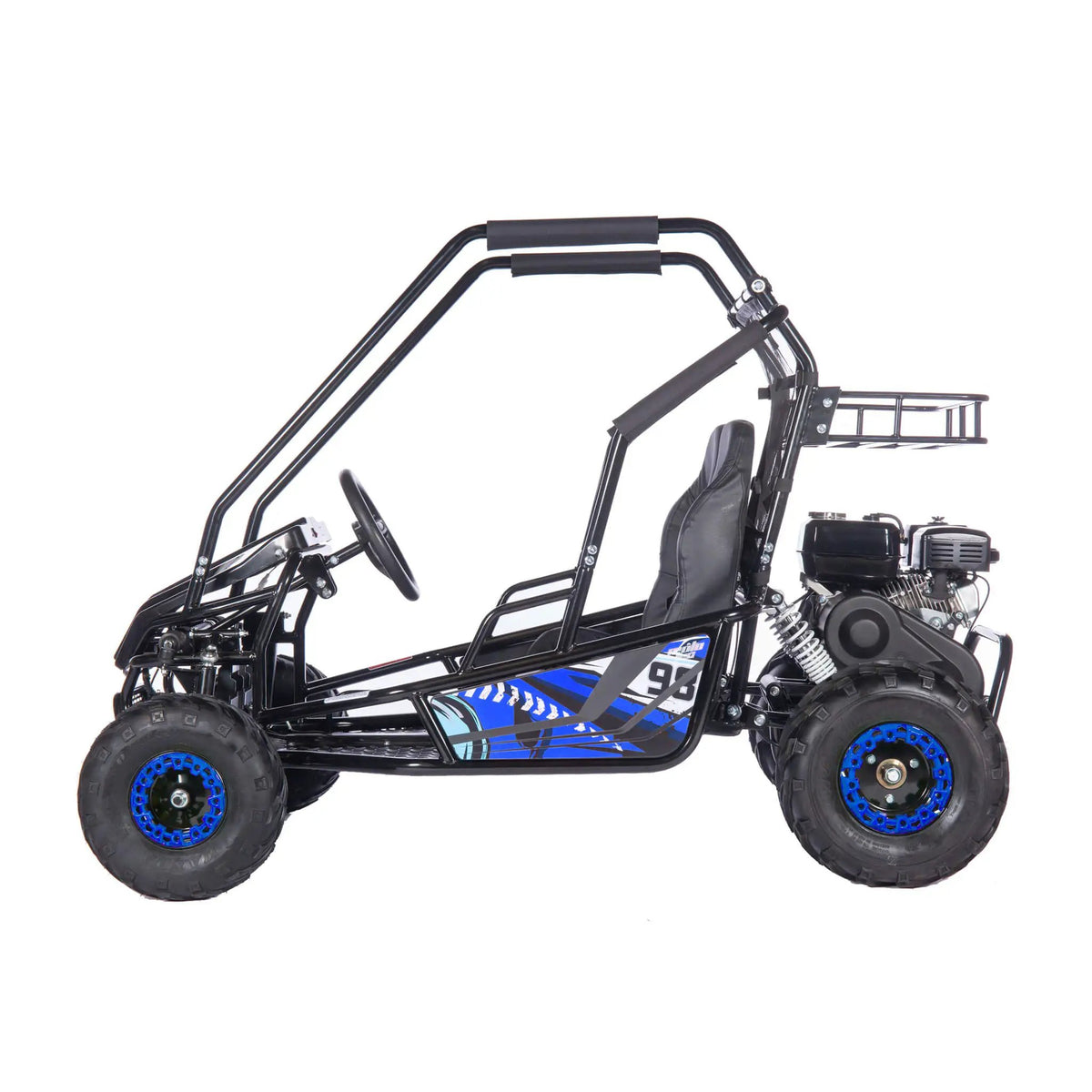 2-Seat Gas Go Kart | MotoTec Mud XL 212CC | Full Suspension | CVT Transmission