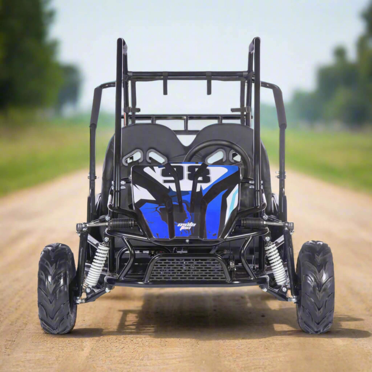 2-Seat Gas Go Kart | MotoTec Mud XL 212CC | Full Suspension | CVT Transmission