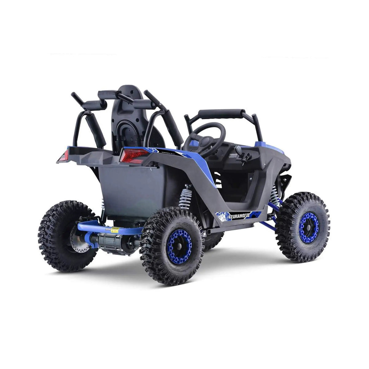 Kids Electric UTV | MotoTec Raider 1200W 48V | Full Suspension Steel Frame | Shaft Drive Go Kart