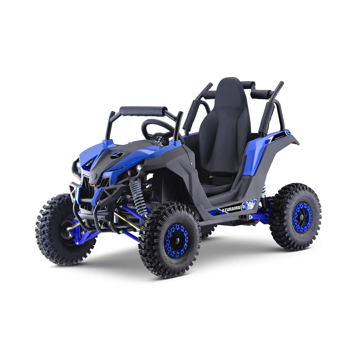 Kids Electric UTV | MotoTec Raider 1200W 48V | Full Suspension Steel Frame | Shaft Drive Go Kart