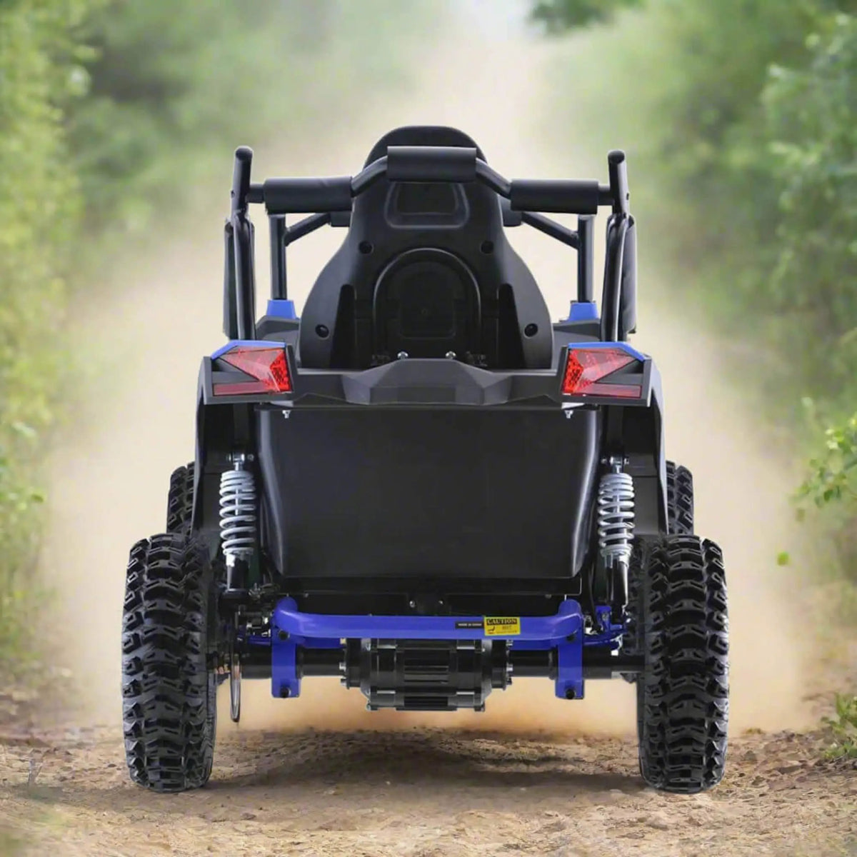 Kids Electric UTV | MotoTec Raider 1200W 48V | Full Suspension Steel Frame | Shaft Drive Go Kart