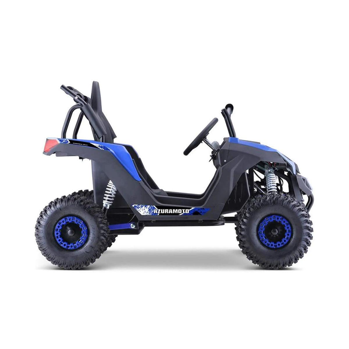Kids Electric UTV | MotoTec Raider 1200W 48V | Full Suspension Steel Frame | Shaft Drive Go Kart
